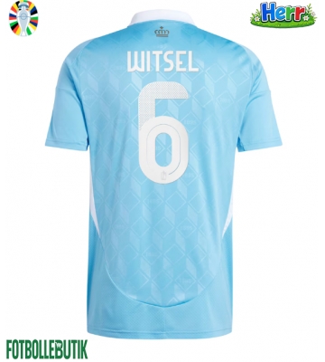 Belgien Axel Witsel #6 Bortatröja EM 2024 Kortärmad